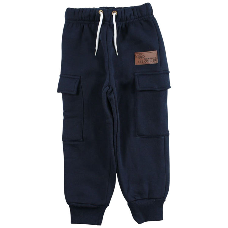 Picture of LLC1254 KIDS THEMAL FLEECY TRACKSUIT TROUSERS WITH POCKETS